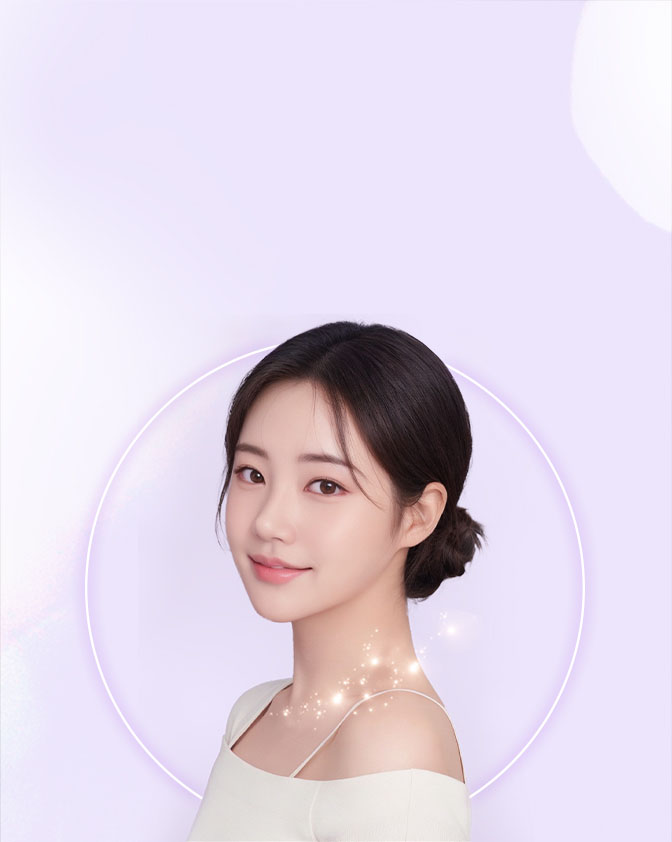 Model with improved skin health and immunity after nutrient injection